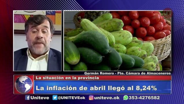 UNITEVE | La inflación de abril llegó al 8,24%