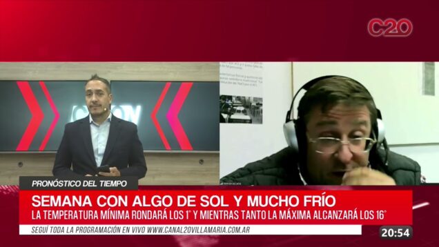 C20 Noticias | Pronóstico del Tiempo – Hernán Allasia