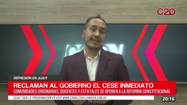 C20 Noticias | Represión en Jujuy – Mariana Mamani