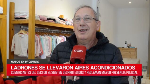 C20 Noticias | Robo en B° Centro – Luis Parrucci