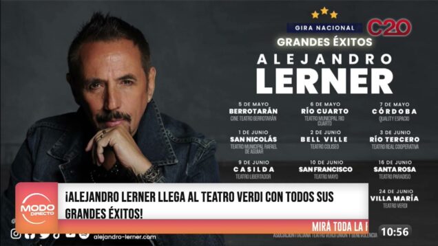 Modo Directo | Teatro Verdi – Alejandro Lerner
