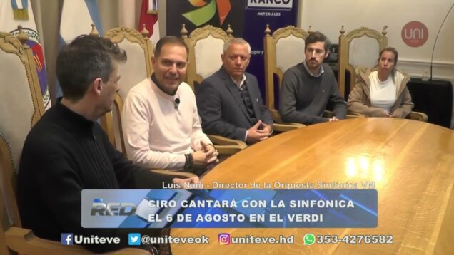 UNITEVE | Ciro cantará con la Sinfónica en el Verdi