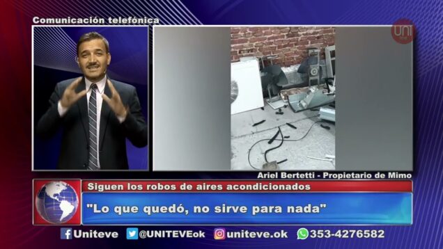UNITEVE | Continúan los robos de aires acondicionados