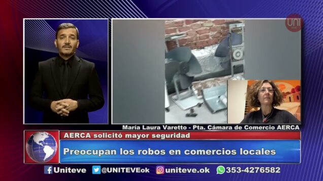 UNITEVE | Preocupan los robos en comercios locales