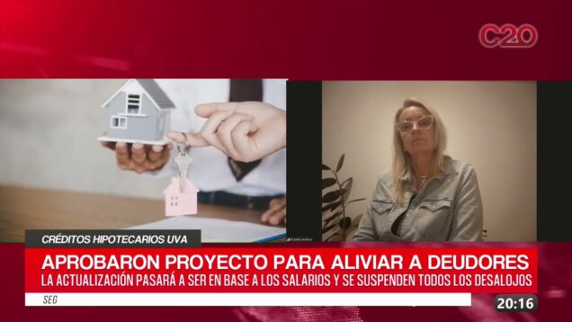 C20 Noticias |  Créditos Hipotecarios UVA – María Julia Irazoqui