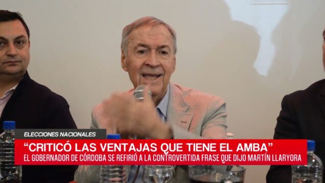 C20 Noticias | Elecciones Nacionales – Juan Schiaretti