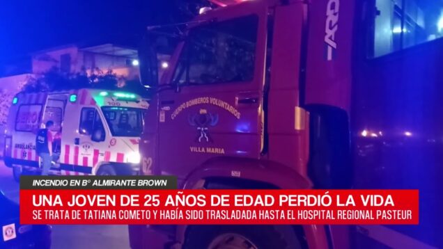 C20 Noticias | Incendio en B° Almirante Brown – René Bosio
