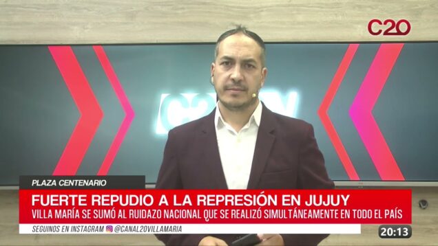 C20 Noticias | Plaza Centenario – Carla Burnier