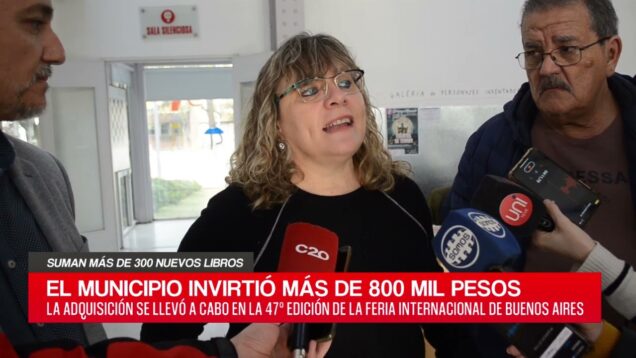 C20 Noticias | Suman Más de 300 libros – Anabella Gill y Rafael Sachetto