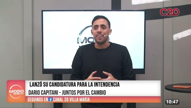 Modo Directo | Verdi – Darío Capitani Lanzó su Candidatura