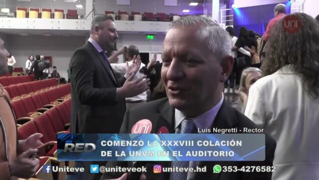 Uniteve Noticias | Colación en la UNVM: emoción de graduados y familiares