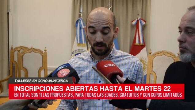 C20 Noticias | Talleres en ocho Municercas – Jorge Argüello