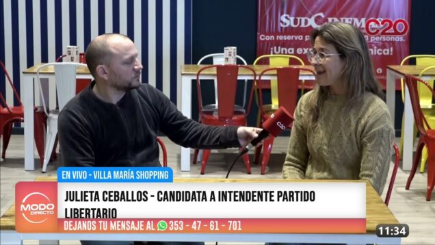 Modo Directo | Julieta Ceballos – Candidata a Intendente Partido Libertario