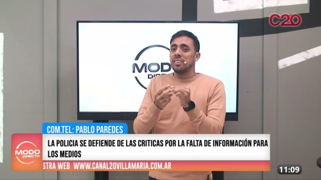 Modo Directo | La policía se defiende – Pablo Paredes
