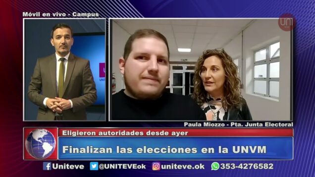 Uniteve Noticias | Elecciones UNVM: móvil en directo desde el Campus