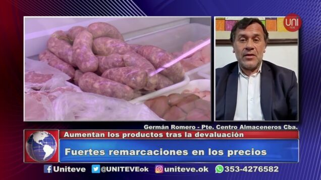 Uniteve Noticias | Fuertes remarcaciones en los precios