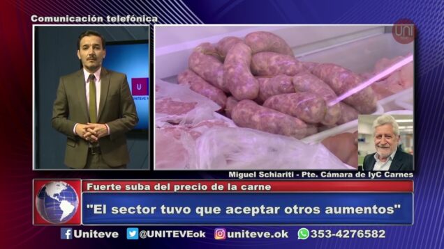 Uniteve Noticias | Importante incremento en el precio de la carne