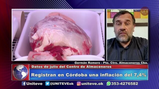 Uniteve Noticias | Inflación de julio en Córdoba volvió a superar los 7 puntos