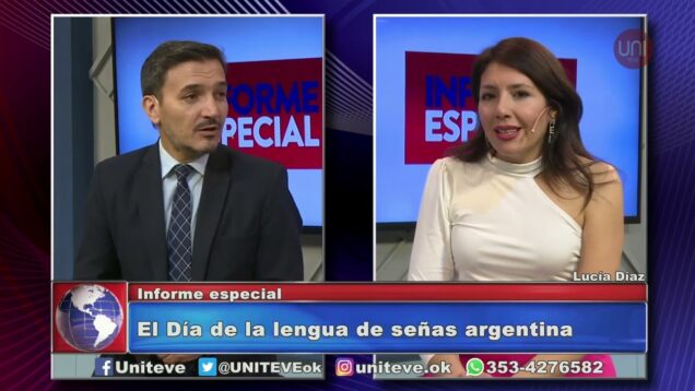 Uniteve Noticias | Informe especial | Día de la lengua de señas argentina – Lucía Díaz