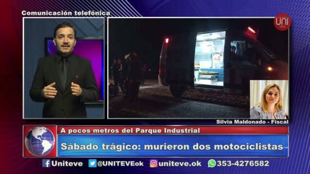Uniteve Noticias | Sábado trágico | Murieron dos motociclistas