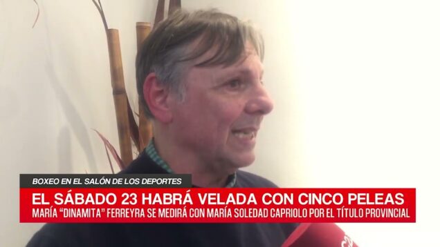 C20 Noticias | Boxeo en el salón de los deportes – Pedro Dáquila