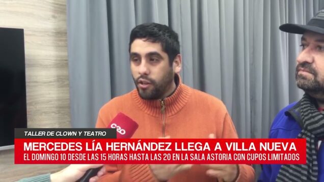 C20 Noticias | Taller de Clown y Teatro – Mario Molina y Tomás Mauro