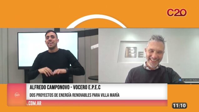 Modo Directo | Alfredo Camponovo – Vocero E.P.E.C – Dos proyectos de Energía Renovables para Villa María