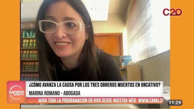 Modo Directo | Causa en Oncativo – Marina Romano
