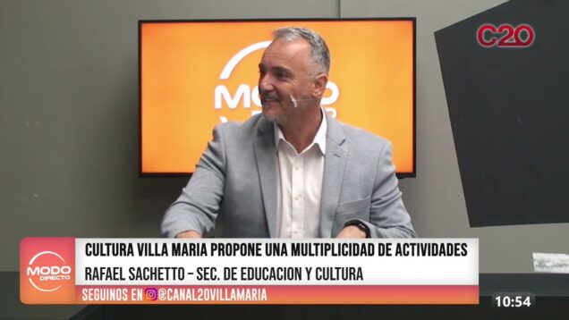 Modo Directo | Educación y Cultura – Rafael Sachetto