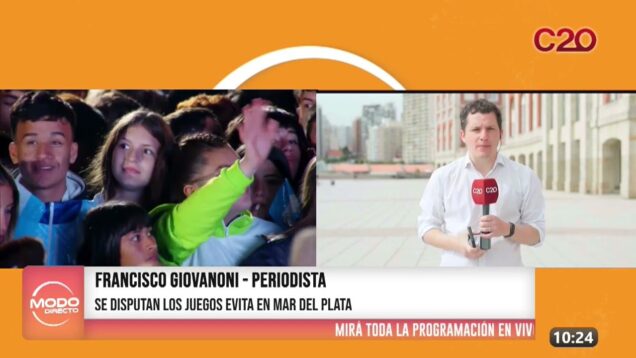 Modo Directo | Francisco Giovanoni – Juegos Evita