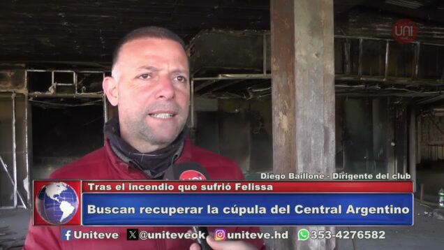 Uniteve Noticias | Buscan recuperar la cúpula del Central Argentino