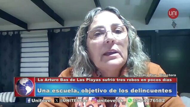 Uniteve Noticias | Triple robo en la Escuela Arturo M. Bas