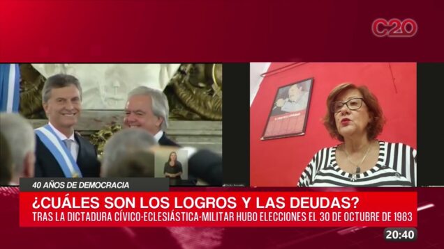 C20 Noticias | 40 años de democracia – Cecilia Fernández