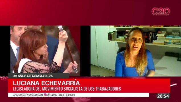 C20 Noticias | 40 años de Democracia – Luciana Echevarría