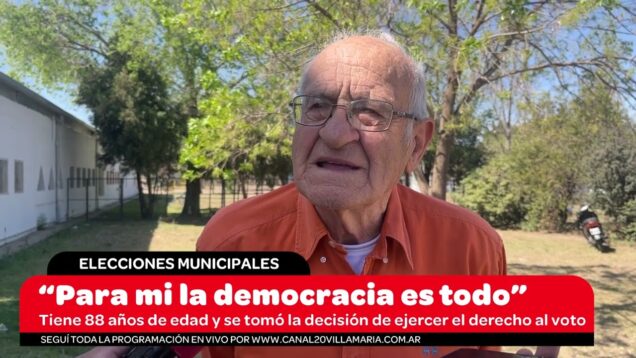 C20 Noticias | 88 AÑOS y va a votar en bicicleta, un ejemplo Civico para admirar