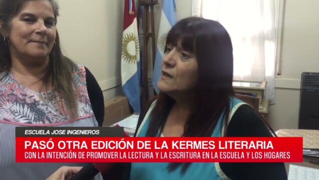 C20 Noticias | Claudia Fioni – Jorgelina Rodríguez – Kermes Literaria Escuela José Ingenieros