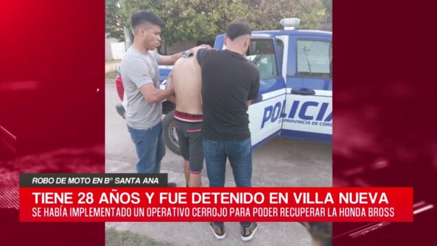 C20 Noticias | Diego Gallo – Robo de moto en barrio Santa Ana