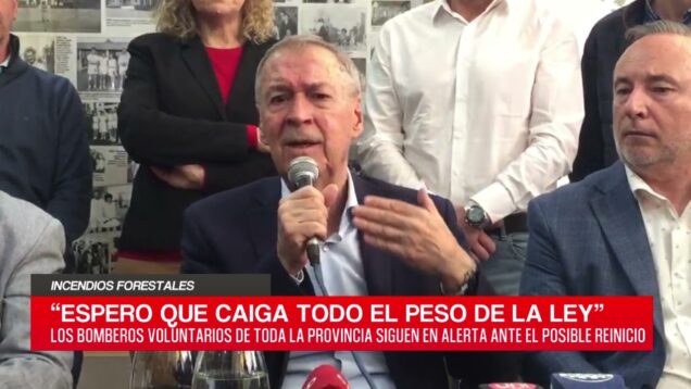 C20 Noticias | Incendios Forestales – Juan Schiaretti