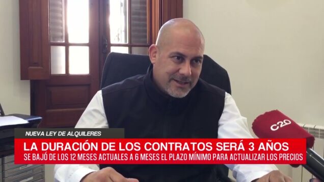 C20 Noticias | Nueva ley de alquileres – Bernardo Pedraza