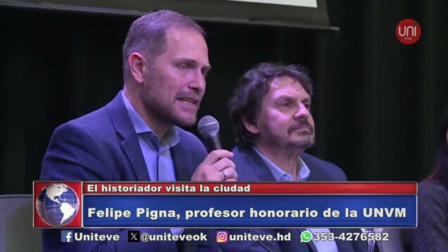 Uniteve Noticias | Felipe Pigna: cobertura de su clase magistral