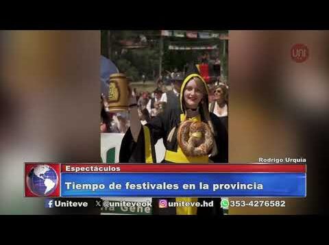 Uniteve Noticias | Festivales de Córdoba | Fechas del próximo verano – Rodrigo Urquía