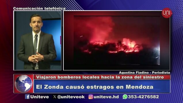 Uniteve Noticias | Graves incendios en Mendoza