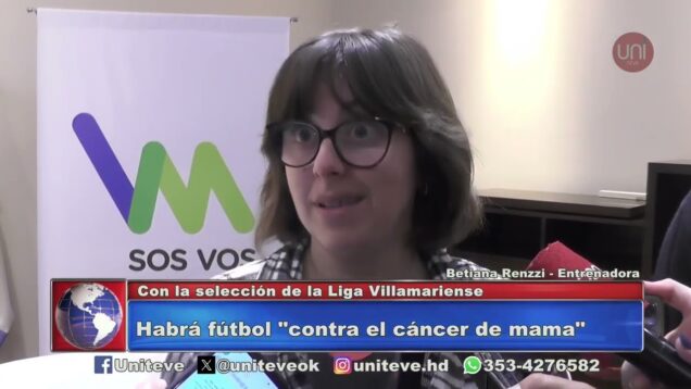 Uniteve Noticias | Habrá fútbol “contra el cáncer de mama”