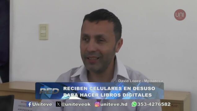 Uniteve Noticias | La Medioteca recibe celulares en desuso para transformarlos en libros digitales sual