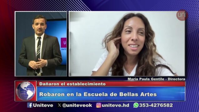 Uniteve Noticias | Robaron en la Escuela de Bellas Artes