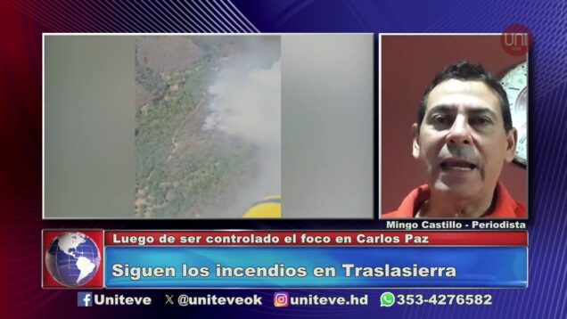 Uniteve Noticias | Siguen los incendios en Traslasierras