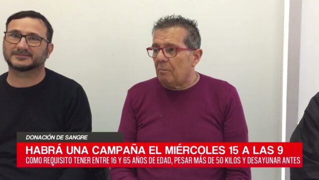 C20 Noticias | Donación de Sangre – Franco Salvático y Rubén Aguiar