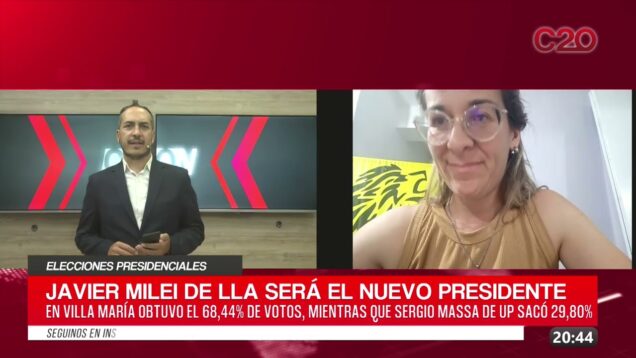 C20 Noticias | Elecciones Presidenciales – Julieta Ceballos