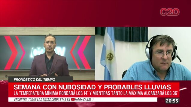 C20 Noticias | Pronóstico del Tiempo – Hernán Allasia