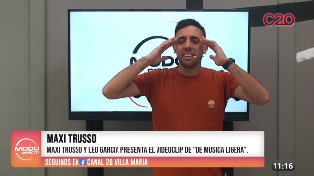 Modo Directo | “De Música Ligera” – Maxi Trusso